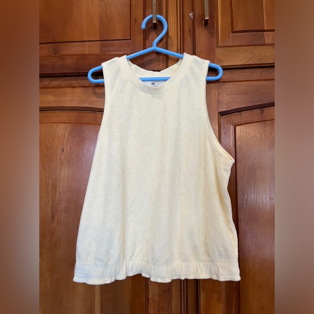 H&M girls Terry cloth tank top size